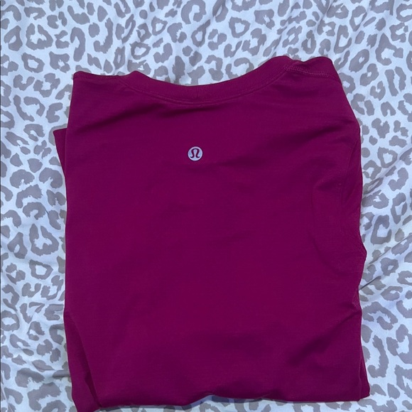 lululemon athletica Long Sleeve Top - Berry Red Loose - Picture 2 of 2